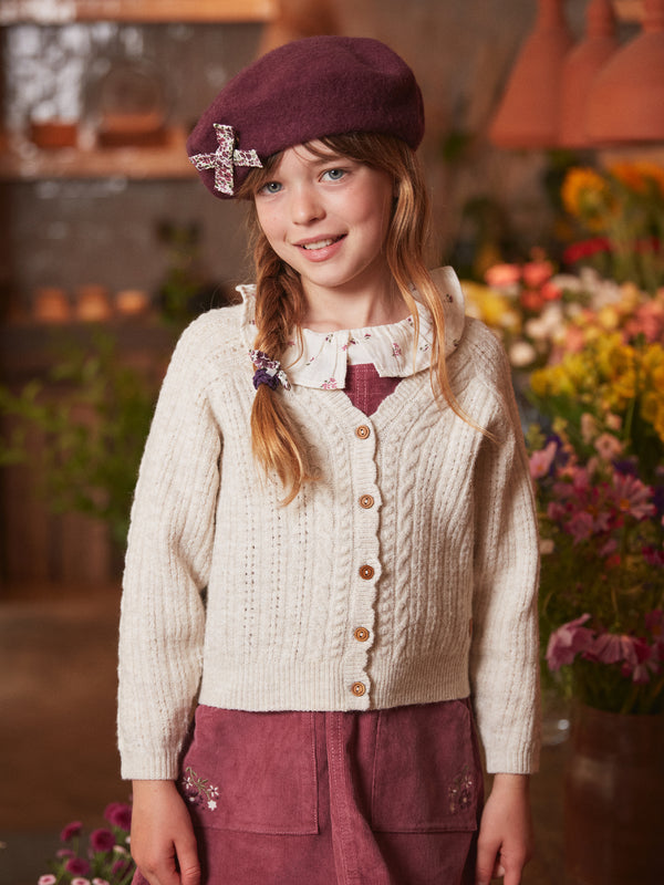 LITTLE GIRL CARDIGAN LUCARDETTE