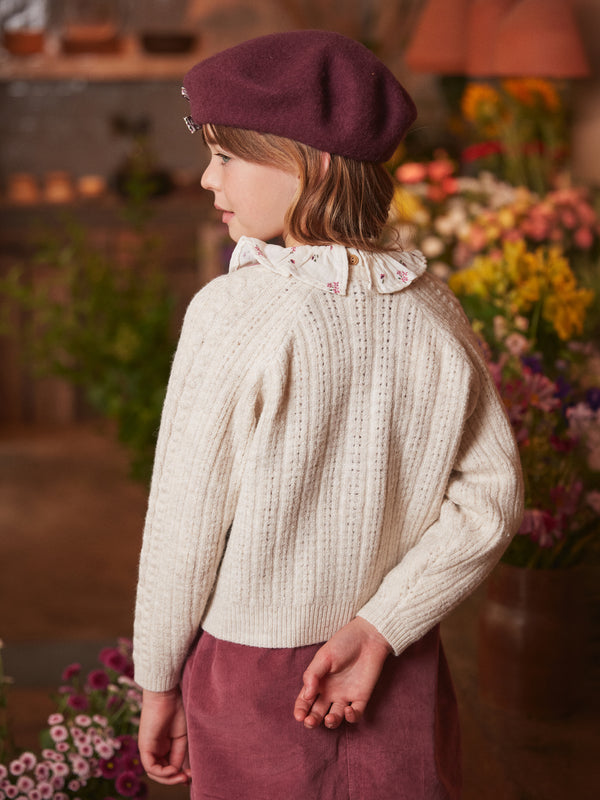 LITTLE GIRL CARDIGAN LUCARDETTE