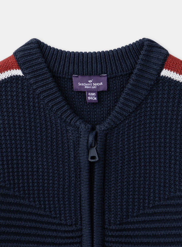 LITTLE BOY CARDIGAN LOGILAGE