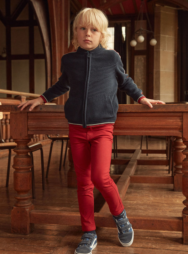 LITTLE BOY CARDIGAN LOGILAGE