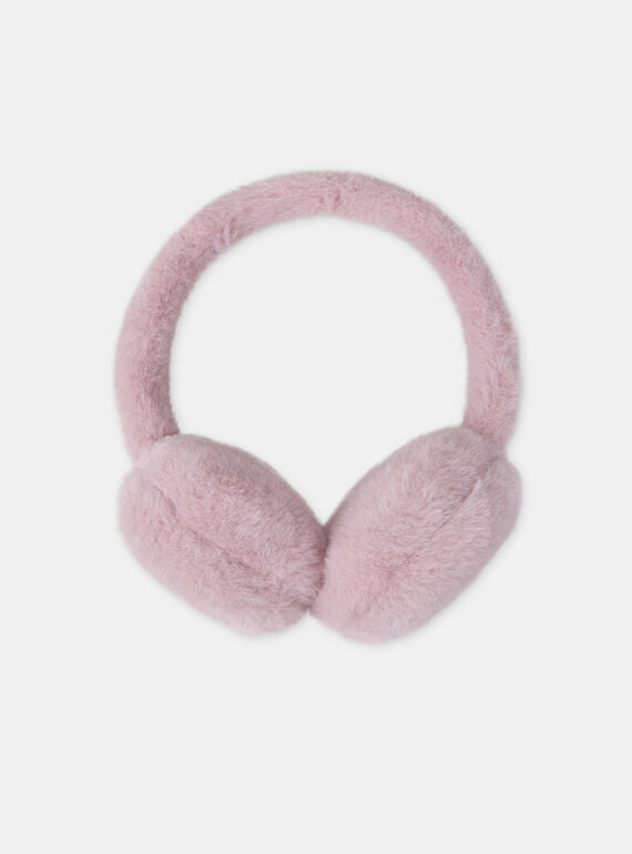 אוזניות פרווה ורודות LADOUYETTE