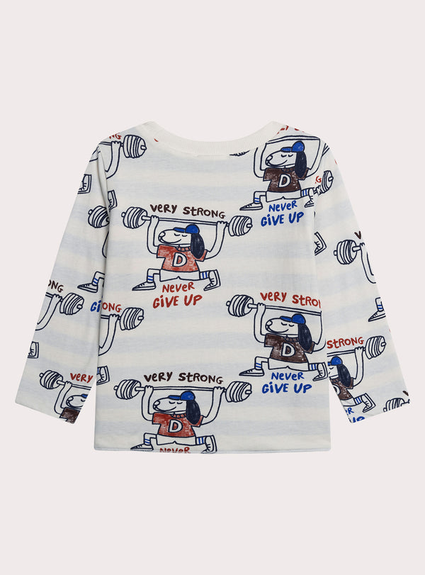 חולצות טי דו-צדדי שרוול ארוך XOBLUTEE