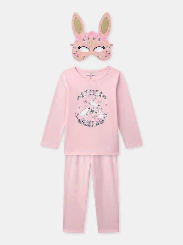 פיג'מה עם מסכה למסיבה PUIMETTE