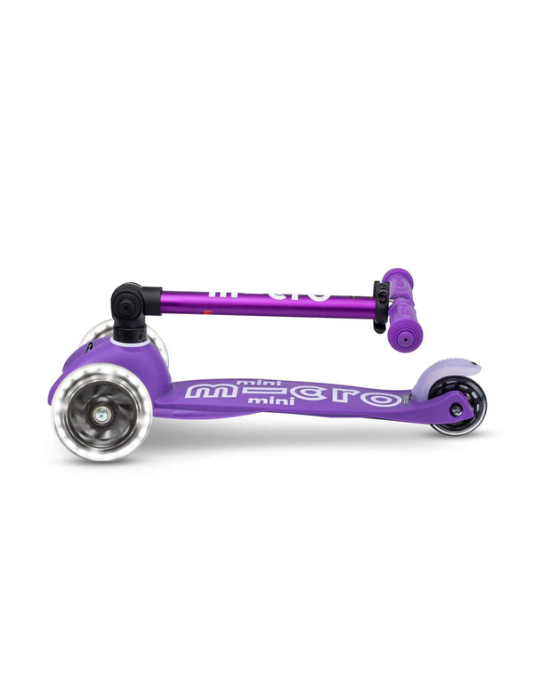 קורקינט מתקפל MINI MICRO DELUXE LED FOLDABLE PURPLE
