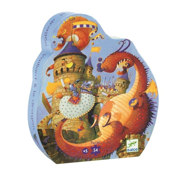 פאזל 54 - דרקון וטירה