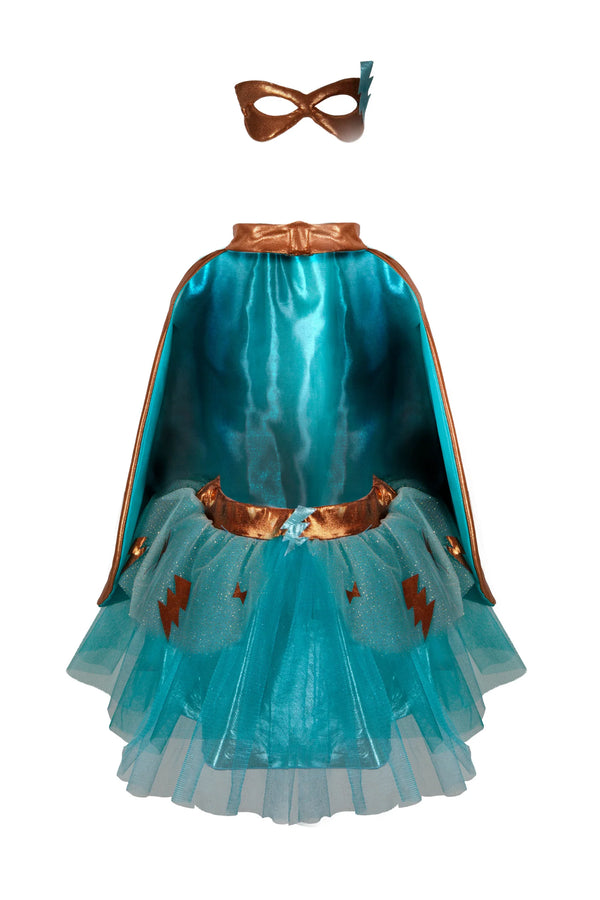 Super-duper tutu, cape and mask set