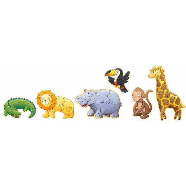 פאזל ענק חיות – 4, 6, 9 חלקים