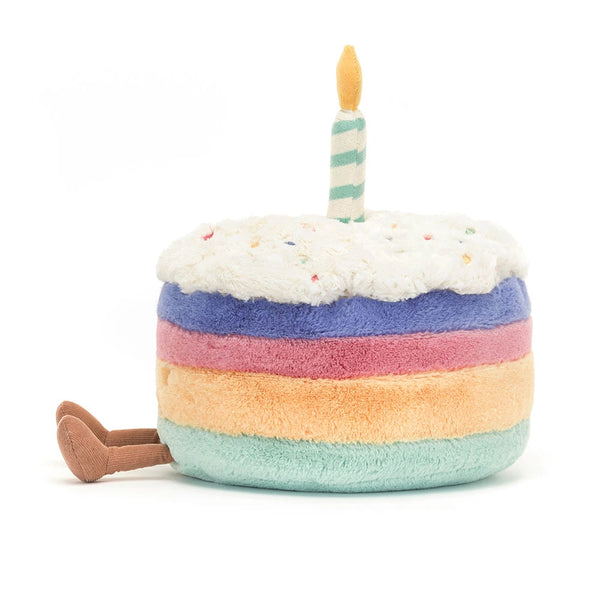 AMUSEABLES RAINBOW CAKE - עוגת יום הולדת קשת בענן Amuseables