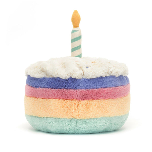 AMUSEABLES RAINBOW CAKE - עוגת יום הולדת קשת בענן Amuseables