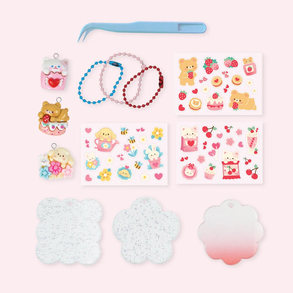ערכת יצירה – מחזיקי מפתחות KAWAII STICKER CRAFT