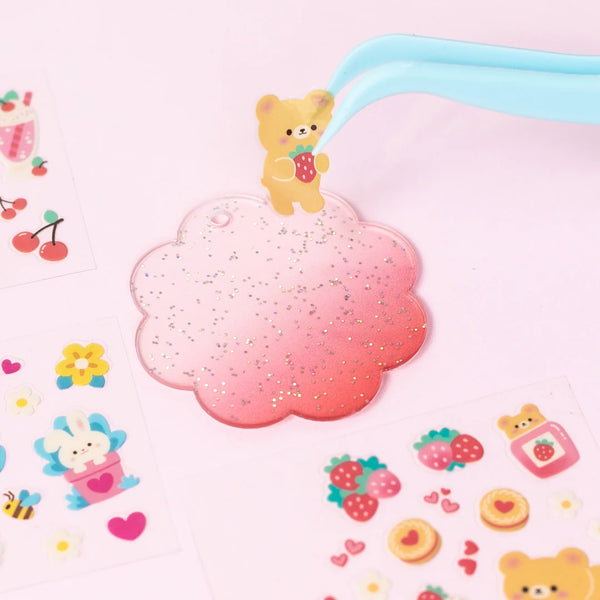 ערכת יצירה – מחזיקי מפתחות KAWAII STICKER CRAFT