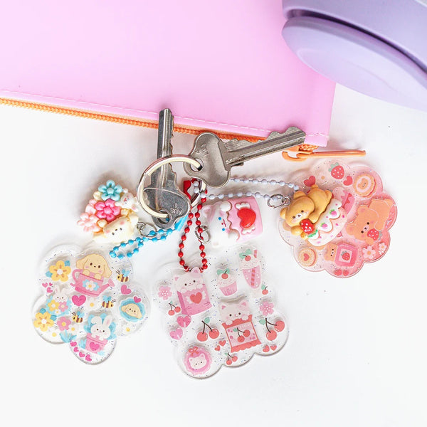 ערכת יצירה – מחזיקי מפתחות KAWAII STICKER CRAFT