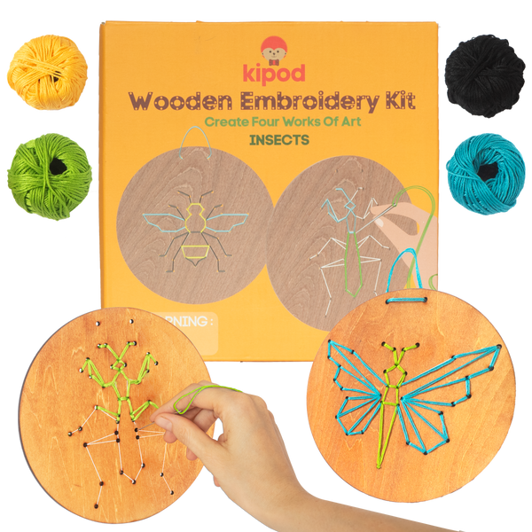 ריקמה על עץ – חרקים