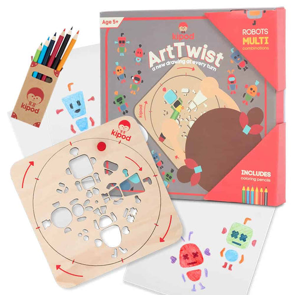 משחק יצירה ArTwist Robots