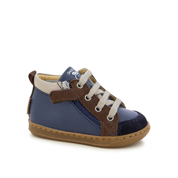 BOUBA BI ZIP SNEAKERS NAVY