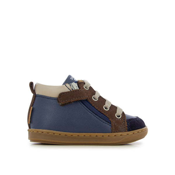 BOUBA BI ZIP SNEAKERS NAVY