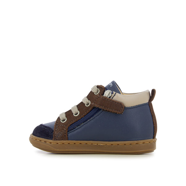 BOUBA BI ZIP SNEAKERS NAVY