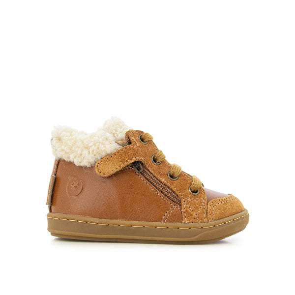 BOUBA ZIP WOOL BOOTS CAMEL