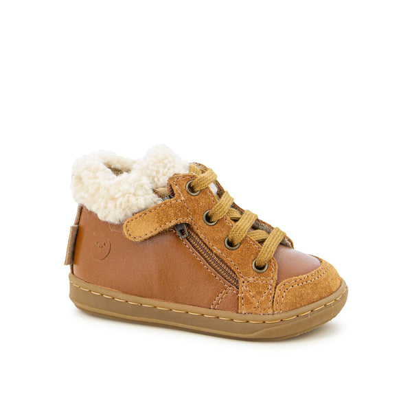 BOUBA ZIP WOOL BOOTS CAMEL