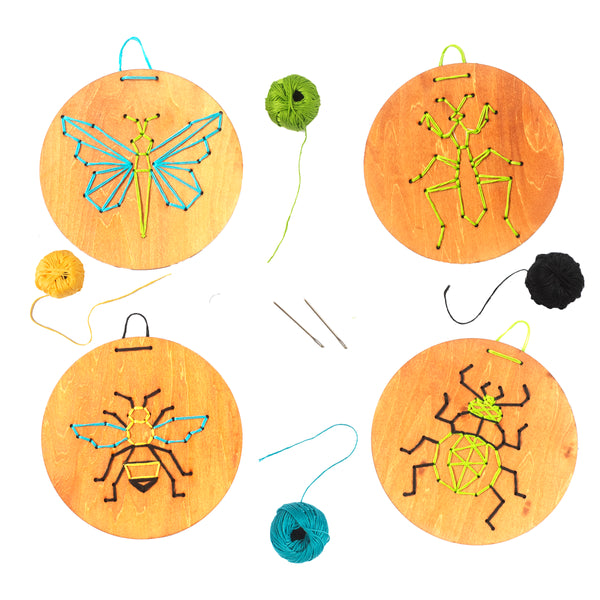 ריקמה על עץ – חרקים