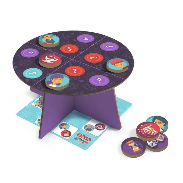 QUI A QUOI משחק משפחתי - מי, מה ולמה?