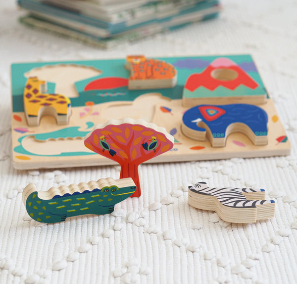 פאזל עץ - סיפורי סוואנה