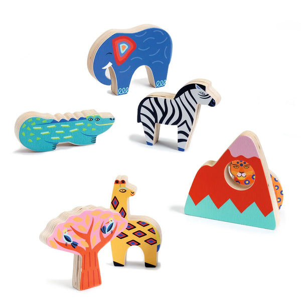 פאזל עץ - סיפורי סוואנה