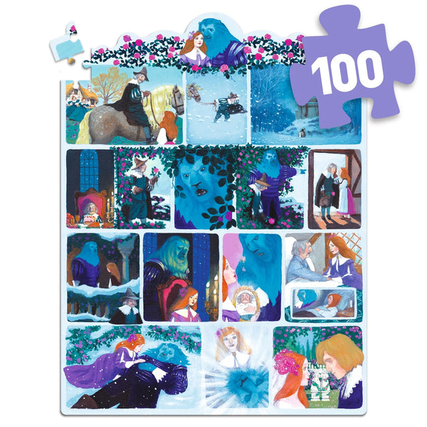 פאזל 100 אגדות - היפה והחיה