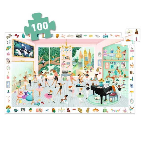 פאזל מסגרת 100 חלקים - שיעור בלט