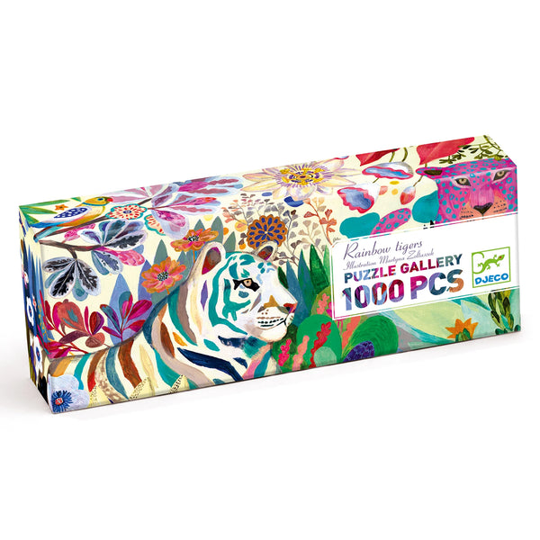 פאזל גלריה 1000 - טיגריסים מקושטים