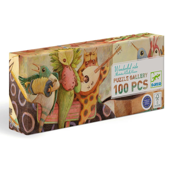 פאזל 100 חלקים - רכיבה מופלאת