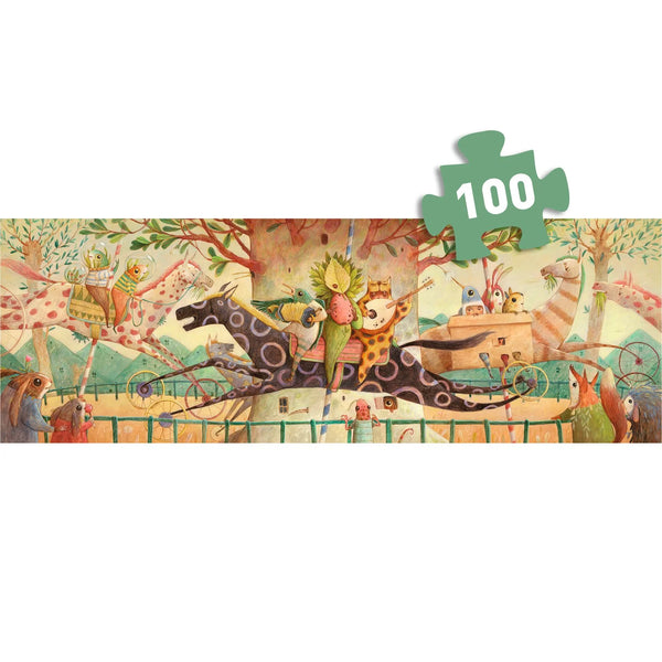 פאזל 100 חלקים - רכיבה מופלאת