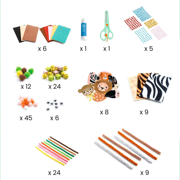 יצירה ערכה לקטנים - ג'ונגל