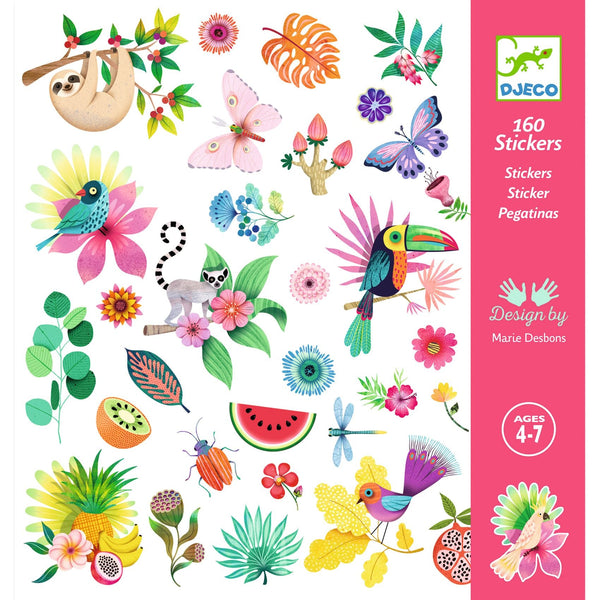 יצירה 160 מדבקות - גן עדן