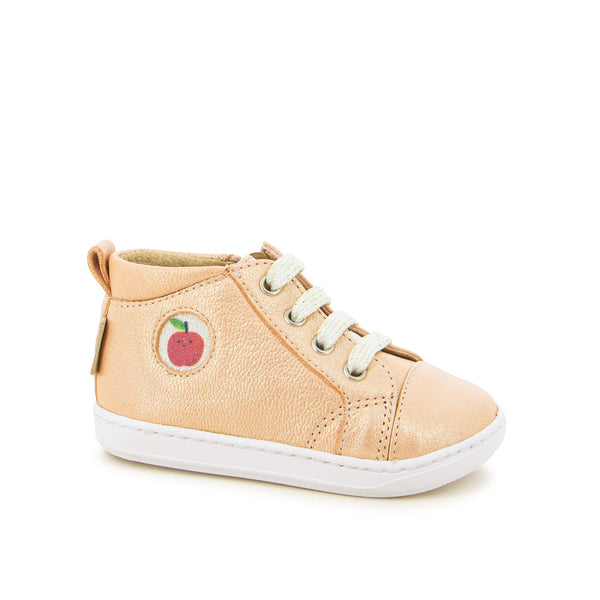 BOUBA ZIP LACE SNEAKERS ABRICOT