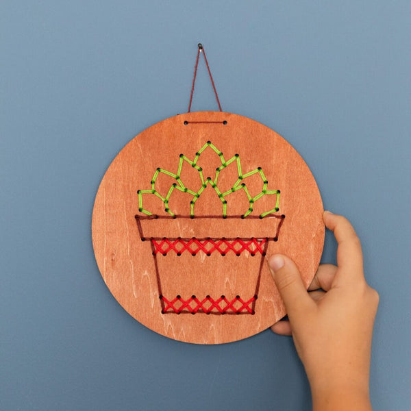 ריקמה על עץ – צמחים