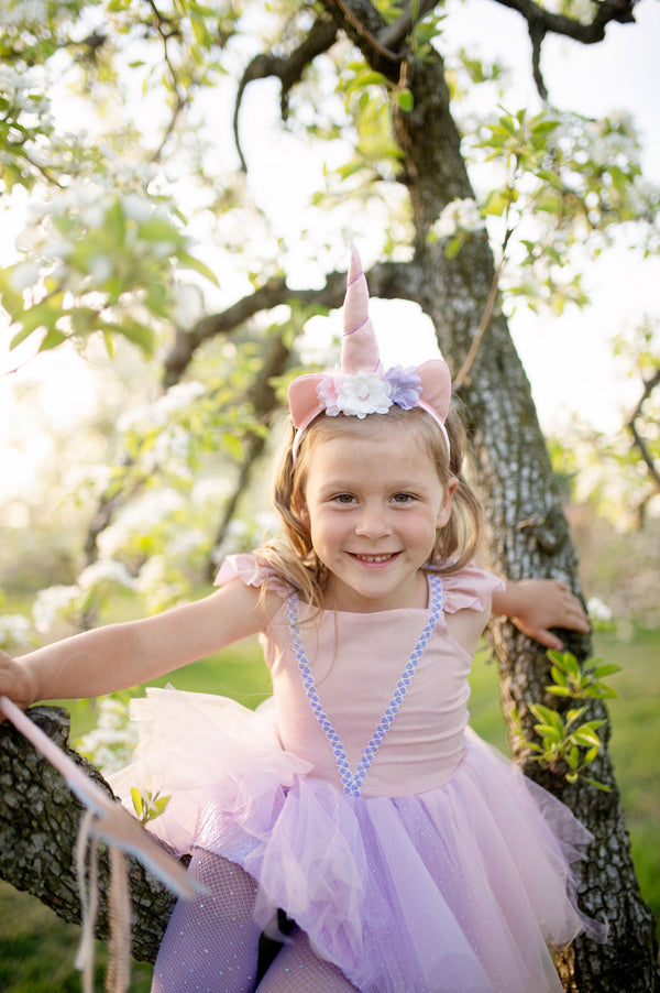 Shimmer Unicorn Dress and Headband