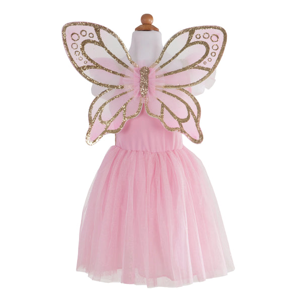 Gold Butterfly Dress and wings