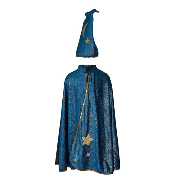 Starry Night Wizard Cape and Hat