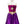 Load image into Gallery viewer, Superhero Star purple dress, cape and headband
