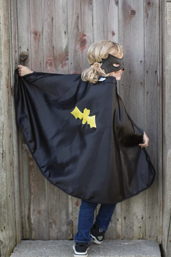 Reversible Spiderman & Batman cape and mask