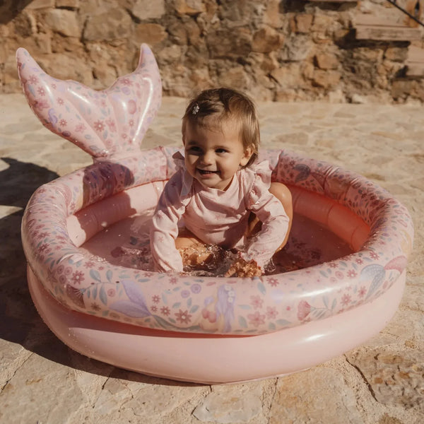 בריכה ורודה עם זנב 80 ס"מ