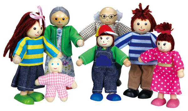 Set of small dolls - Family