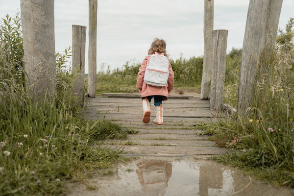 Backpack pink Flowers & Butterflies