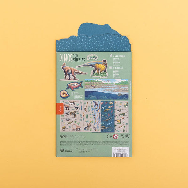 מדבקות של דינוזאורים 100