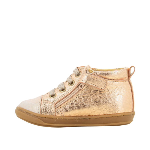 BOUBA ZIP LACE BOOTS CUIVRE