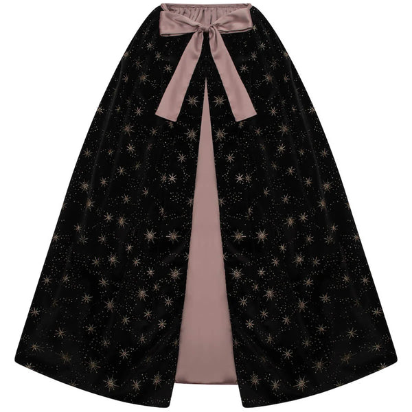 AGATHA גלימת קטיפה וכובע