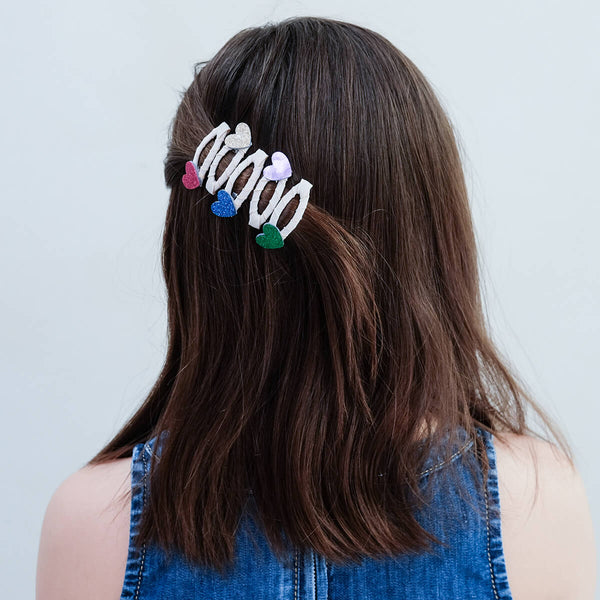 קליפסים לשיער מיני קליק קלאק של Jazzy Heart