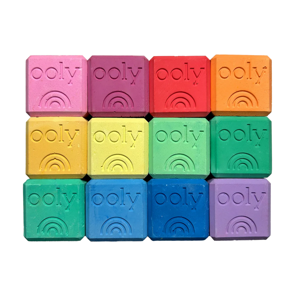 גיר למדרכה בלוק 'Chalk-O-Rama' - סט של 12