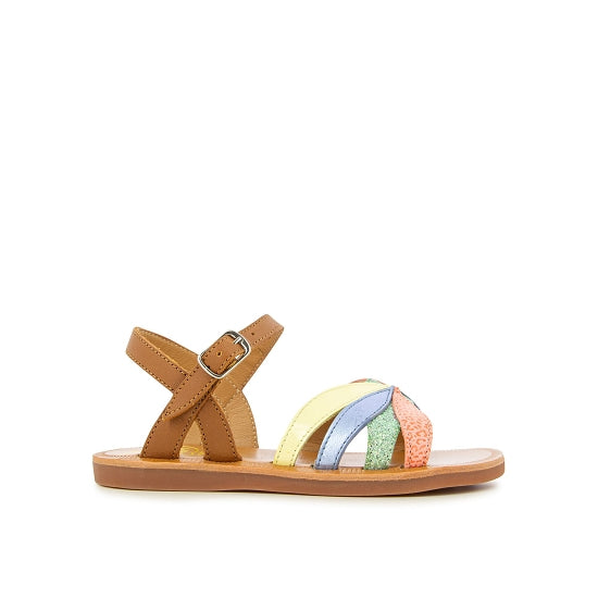 Plagette Oto leather sandals